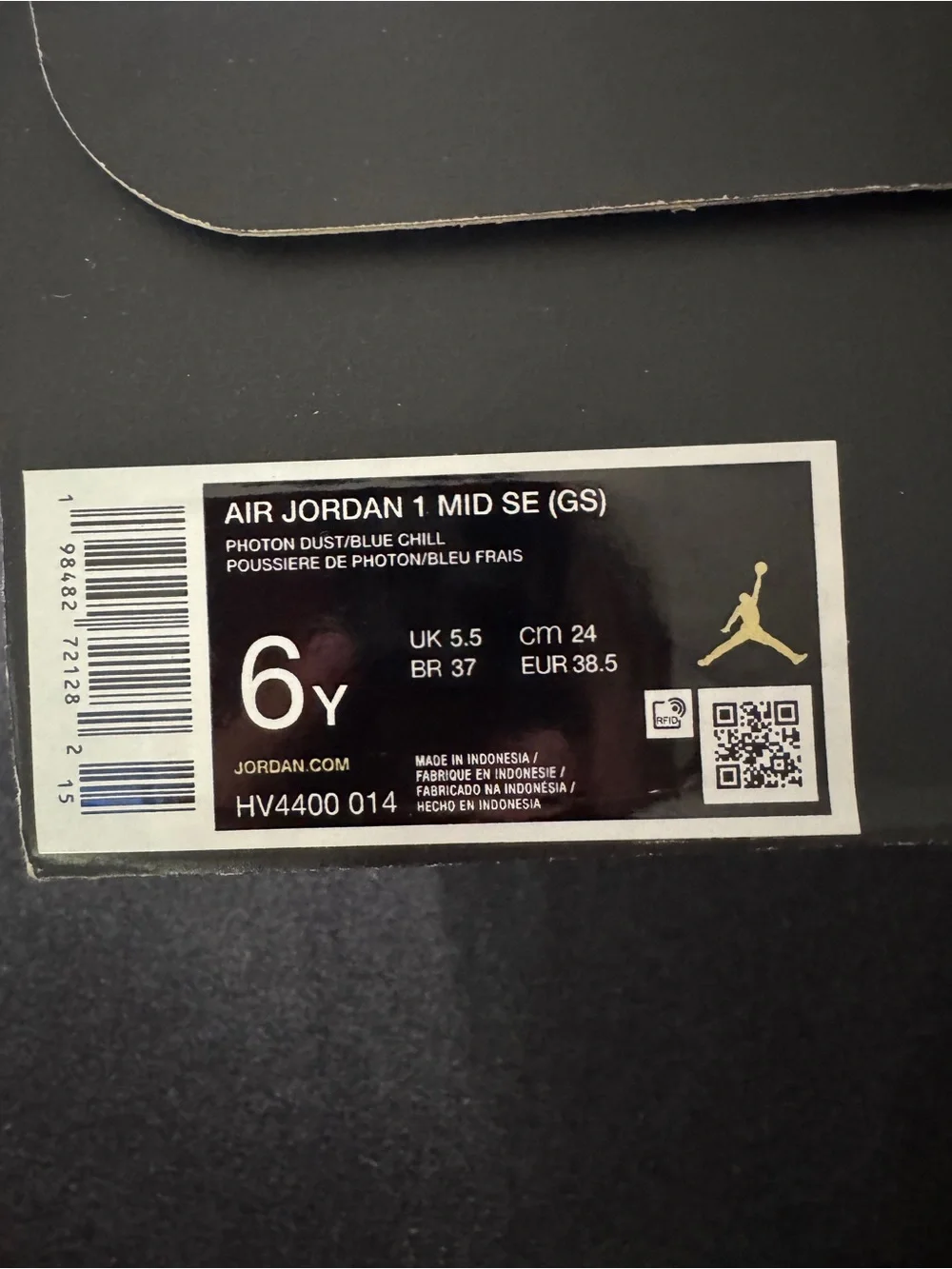 Nike Air Jordan 1 Mid — White, Gray & Black